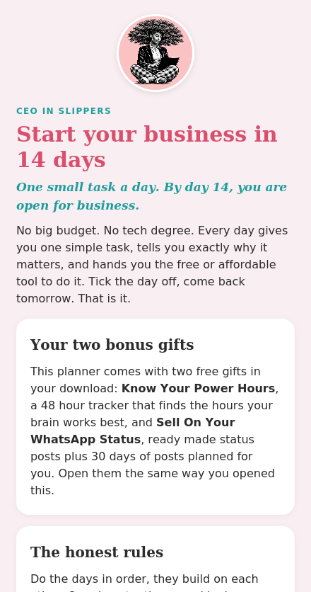 Start your business in 14 days