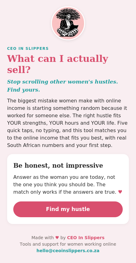 What can I actually sell?